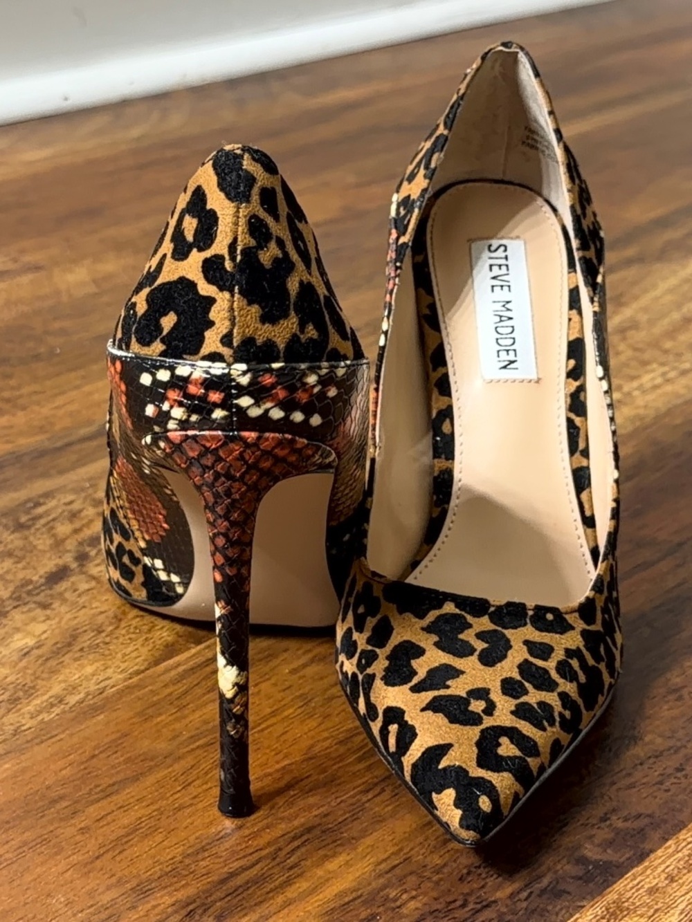 Steve Madden Leopard Print Stilettos